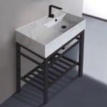 Scarabeo 5118-F-CON2-BLK Sink Finish